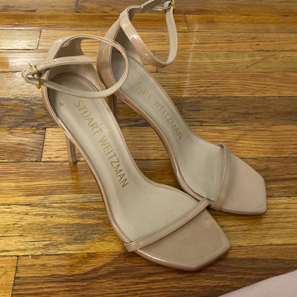 Stuart Weitzman Nudistcurve Strap Heels